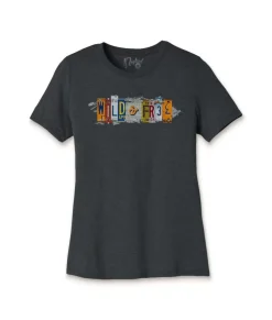 T-Shirts>Nayked Apparel Women'S Ridiculously Soft Lightweight Graphic Tee | Wild & Free