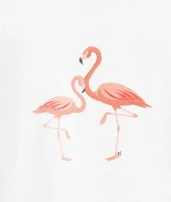 T-Shirts>Nayked Apparel Women'S Ridiculously Soft Lightweight Graphic Tee | Pink Flamingos
