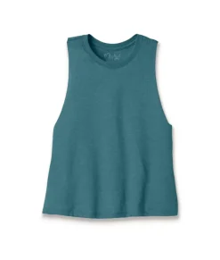 Tank Tops>Nayked Apparel Women'S Ridiculously Soft Cropped Racerback Muscle Tank