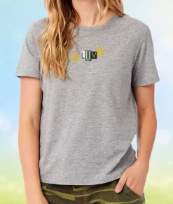 T-Shirts>Nayked Apparel Women'S Soft Go-To Graphic Tee | Luv Paw Print