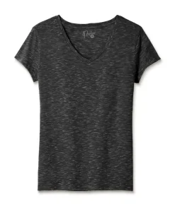 Tops>Nayked Apparel Women'S Soft Lightweight Marled V-Neck T-Shirt