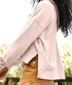 Athleisure>Nayked Apparel Women'S Soft Recycled Washed Terry Hoodie